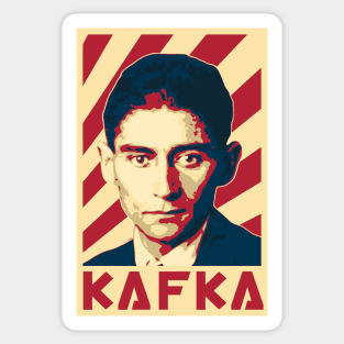 Franz Kafka Retro Sticker